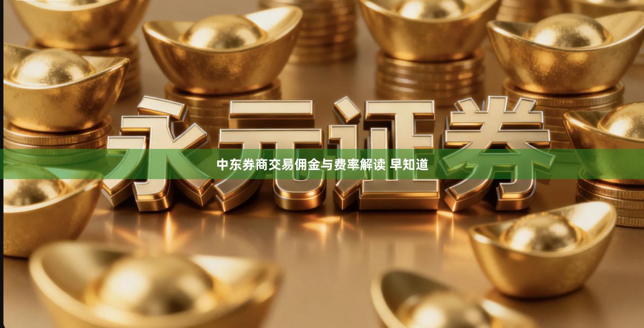 中东券商交易佣金与费率解读 早知道